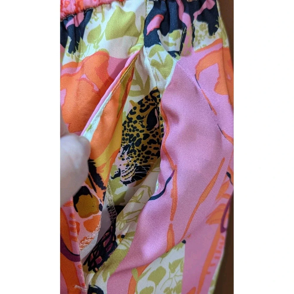 J.CREW Drapey Wide-Leg Pant In Ratti® Safari Print Size 4‎ - Picture 7 of 11
